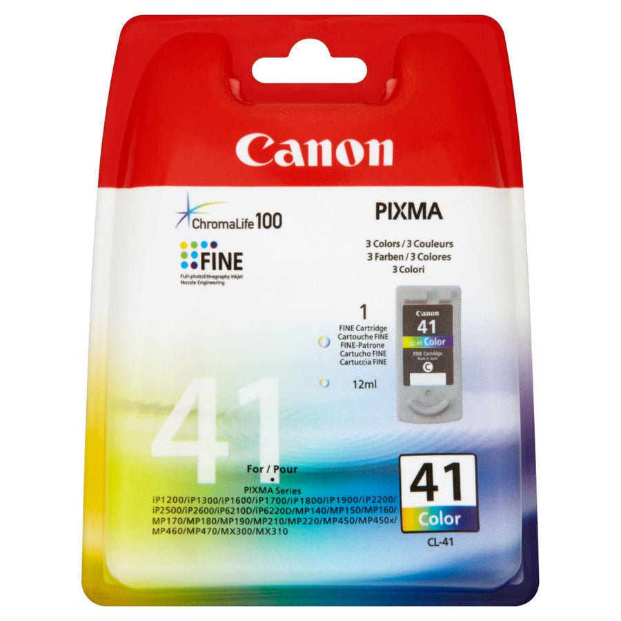 Canon-Ink-CL-41-iP1200/iP1300/iP1600/iP1700/iP2200/iP6210D/iP6220D/M…