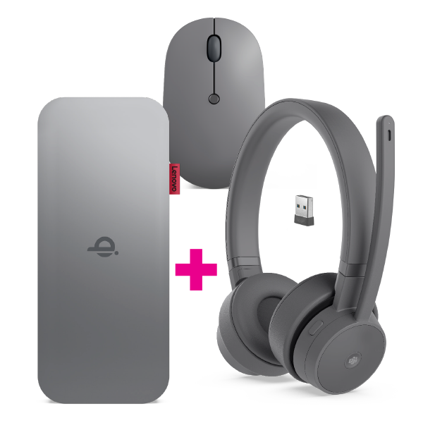 Lenovo Go Wired ANC Headset AND Lenovo Go Wireless Mobile Power…