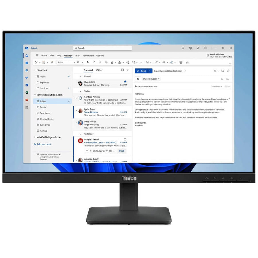 Lenovo ThinkVision S24 4e 23.8" Monitor