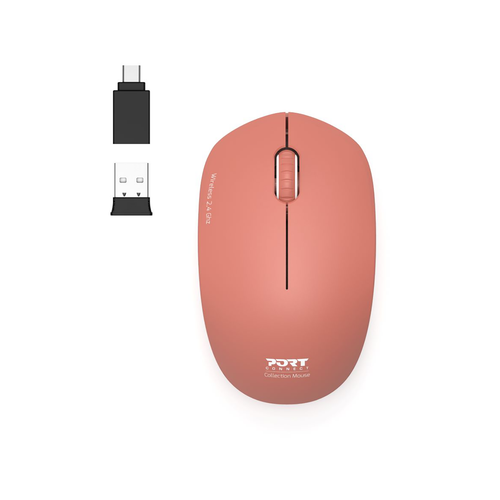 Port 2.4GHz Collection II Terracota Wireless Mouse