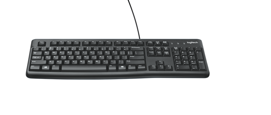 Logitech K120 Wired Keyboard with Quite Typing and Spill Resistant… (920-002508)