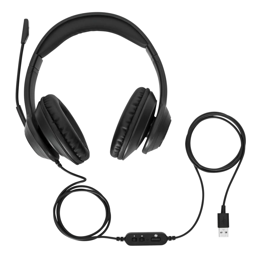 Targus Wired Stereo Headset Dual high sensitivity speakers,…
