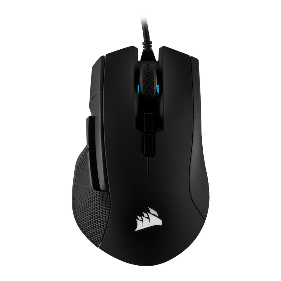 Corsair IRONCLAW RGB 18000 DPI FPS/MOBA Gaming Mouse - Black