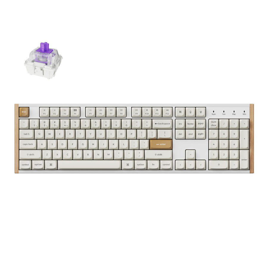 Keychron K10 HE Special Edition Full-size Hot-Swap Gateron Dbl-Rail…