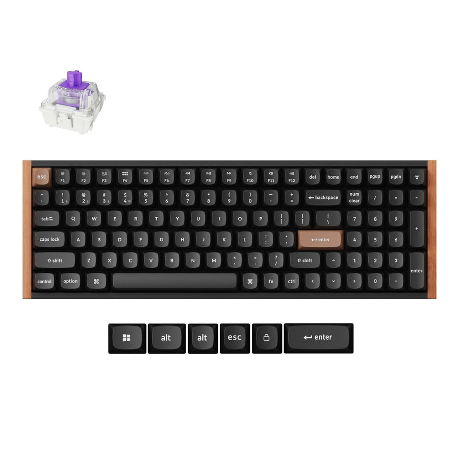 Keychron K4 HE Wireless Magnetic Switch Mechanical Keyboard (96%…