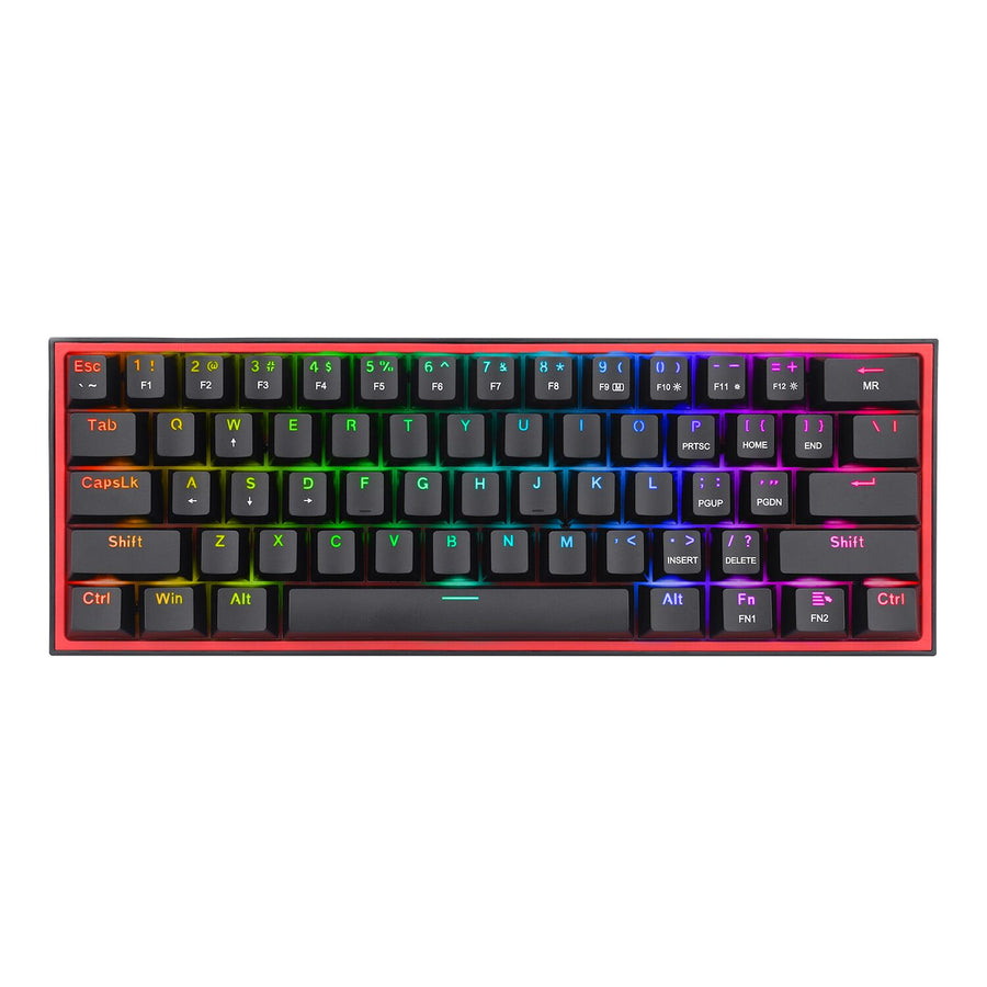 Redragon K616 FIZZ Pro 61-Key RGB Mechanical Gaming Keyboard –…
