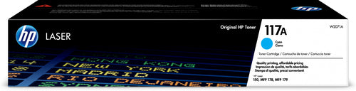 HP #117A Cyan Original Laser Toner Cartridge