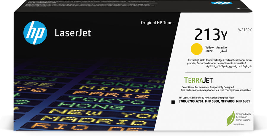 HP 213Y Yellolw Original LaserJet Toner Cartridge