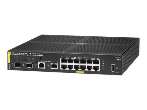 Aruba 6100 12G CL4 2SFP+ 139W Swch