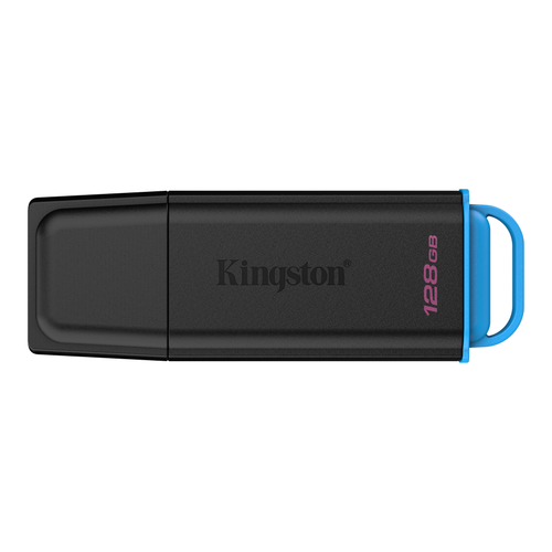 Kingston 128GB Portable USB 3.2 Gen 1 DataTraveler Exodia Black/Blue