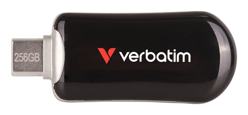 Verbatim Plectra USB-C Flash Drive 256GB Black