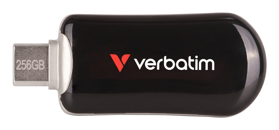 Verbatim Plectra USB-C Flash Drive 256GB Black