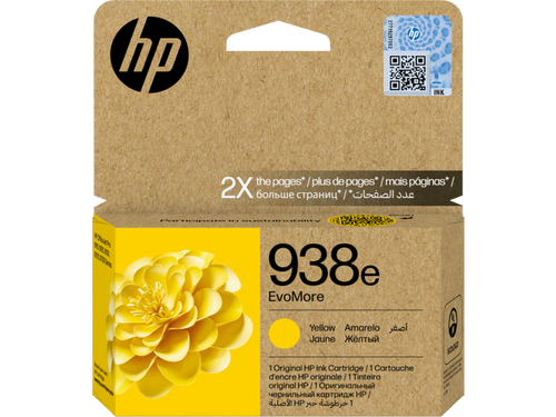 HP 938e EvoMore Yellow Original Ink Cartridge