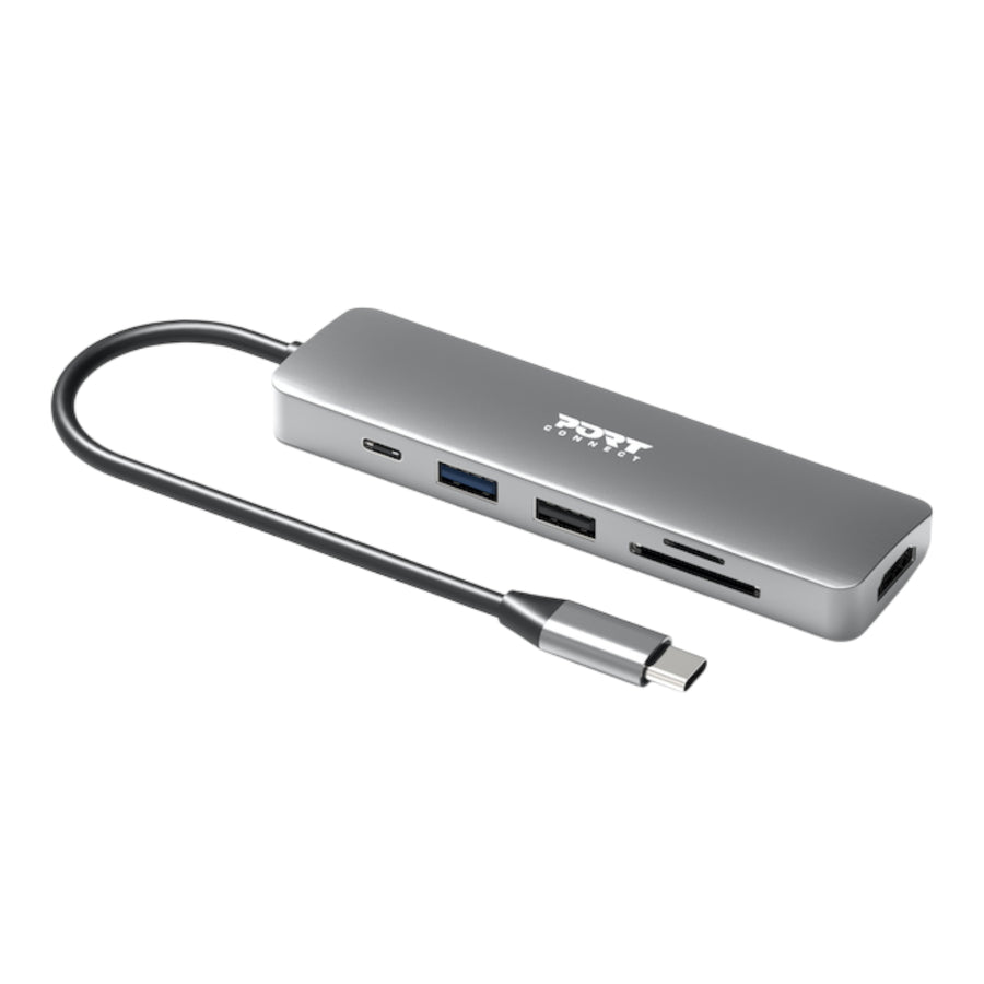 Port Connect 5-in-1 USB Type-C 4K Docking Station