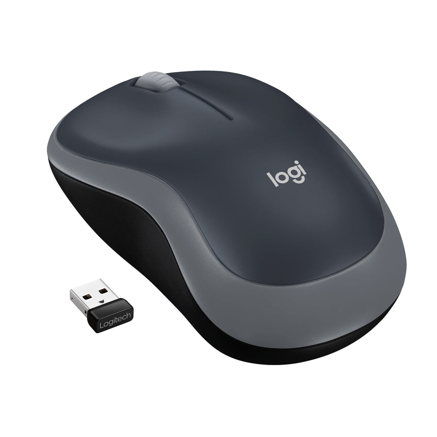 Logitech Wireless Mouse M185 - Swift Grey - 2.4GHZ - N/A - EMEA-808… (910-002235)