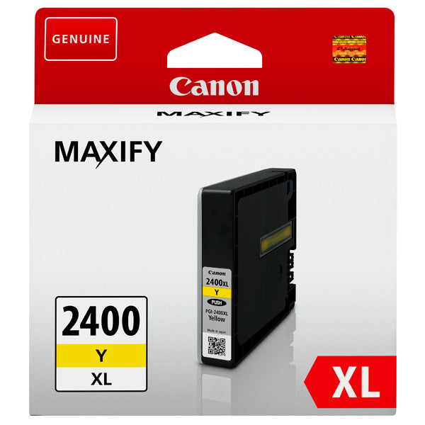 Canon-Ink-PGI-2400XL Y-IB4040/IB4140/ MB5040/ MB5140/ MB5340/ MB5440- Yield 1500