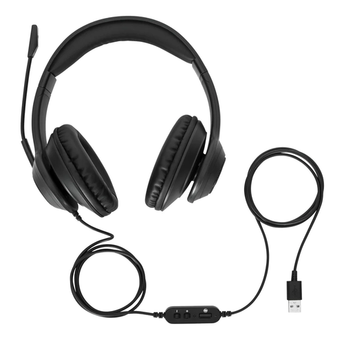 Targus Wired Stereo Headset Dual high sensitivity speakers,…