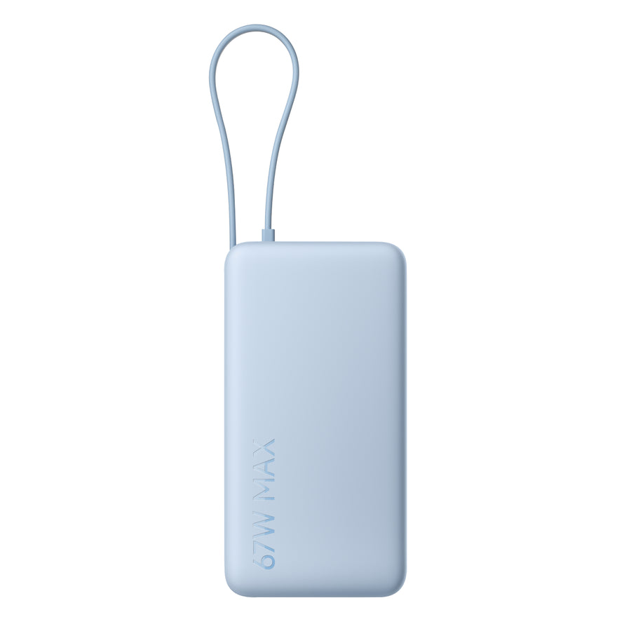 Xiaomi 67W Power Bank 20000 (Integrated Cable) - Ice Blue