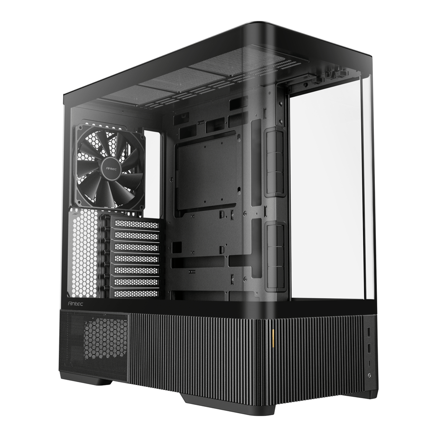 Antec C6 CURVED AIR ATX | Micro-ATX | ITX Mid-Tower Gaming Chassis - Black