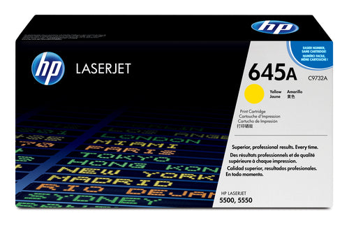 HP 645A CLJ 5500 Yellow Print Cartridge Approximately Cartridge…