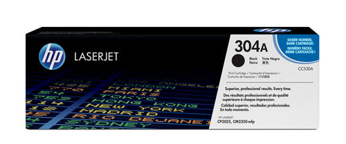 HP 304A Color LaserJet CP2025 Black Print Toner Cartridge Prints…
