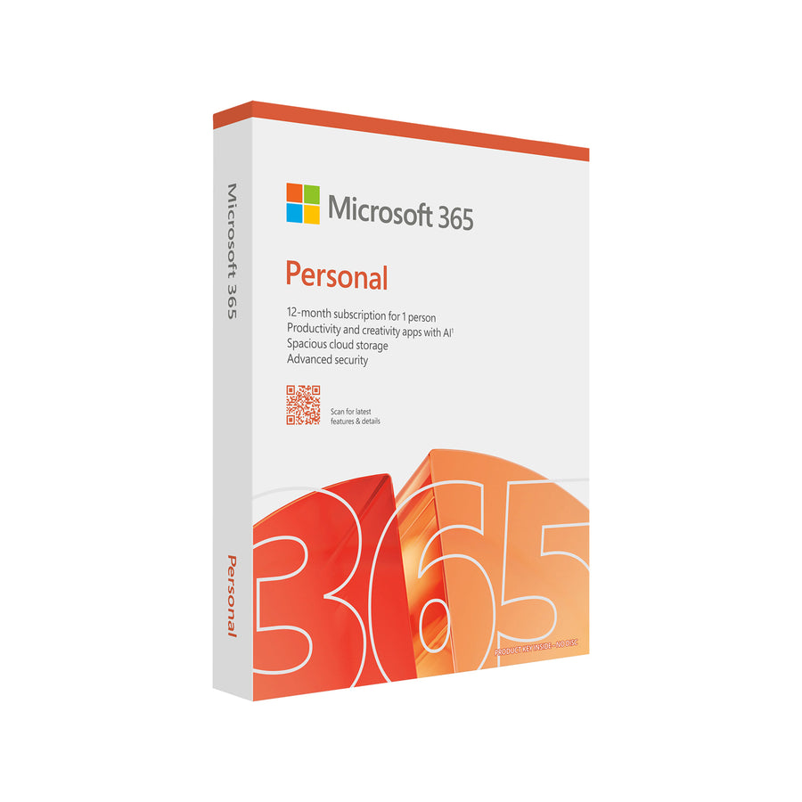 Microsoft 365 Personal ENGL 1 Year Subscription - AFRICA ONLY