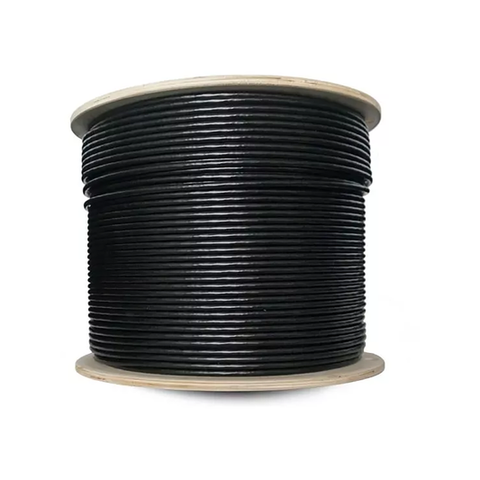 Datanet CAT6 UV F/UTP Outdoor Reel Black - Price Per Meter MOQ 500M