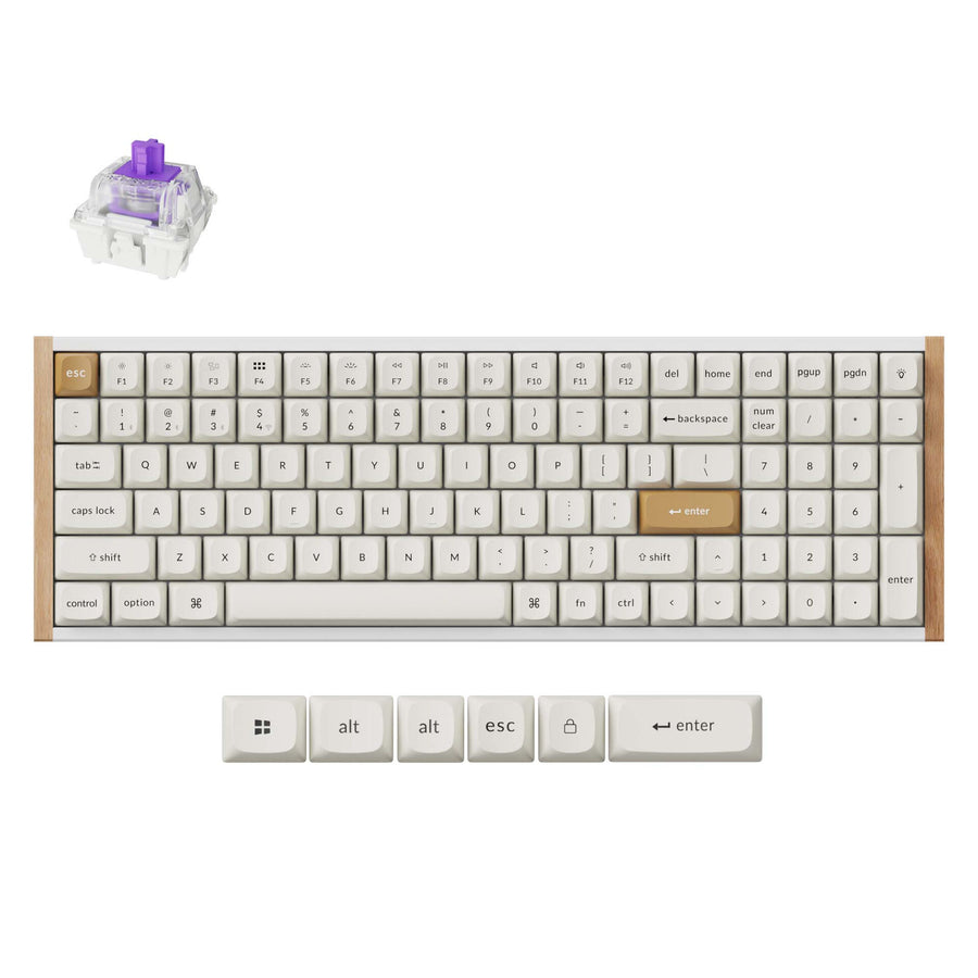 Keychron K4 HE 96% Magnetic Switch Hot-Swap RGB Wireless Keyboard –…