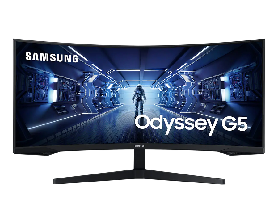 Samsung Odyssey G55T Gaming 1000R 34" QHD Monitor (LC34G55TWWPXEN)