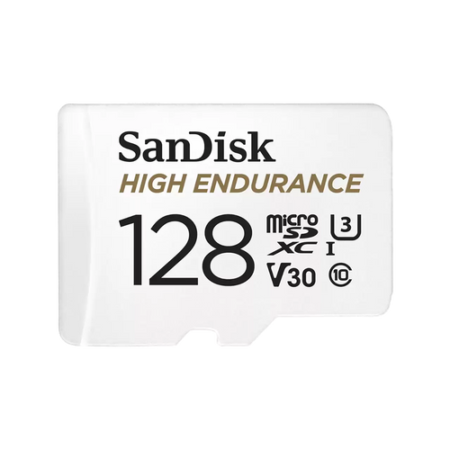 Sandisk High Endurance 128GB Class 3 MicroSDXC Card with Adapter