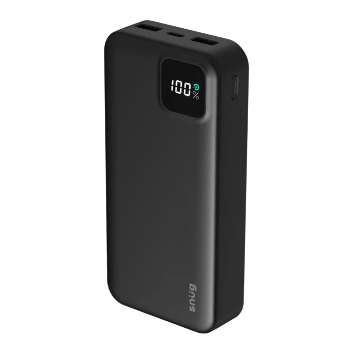 Snug Square Digital Powerbank - 20000mAh simultaneously charge up… (SNPB-20000-SQ)