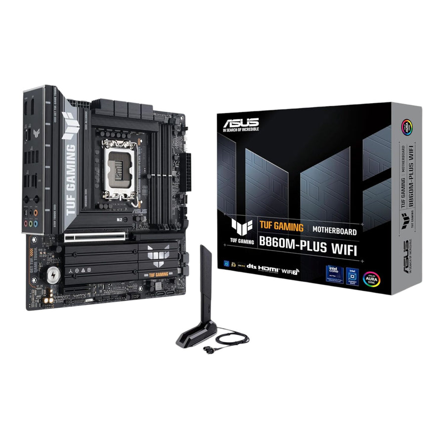 Asus TUF Gaming B860M-Plus Wi-Fi M-ATX Motherboard – Intel LGA1851,…