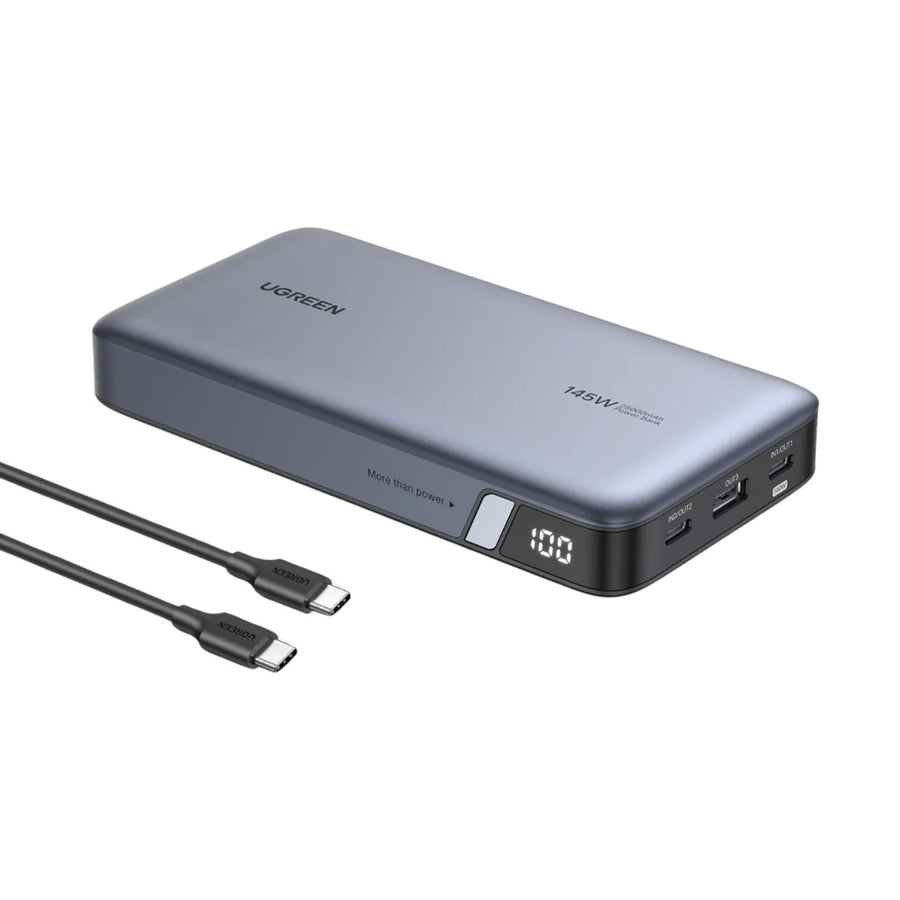 UGreen 25000MAH PD 145W Powerbank Gray 1YrWarranty
