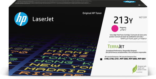 HP 213Y Magenta Original LaserJet Toner Cartridge