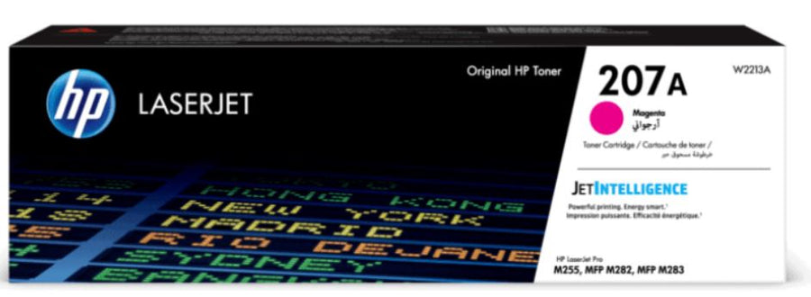 HP 207A Magenta LaserJet Toner Cartridge - Color LaserJet Pro M225/MFP M283