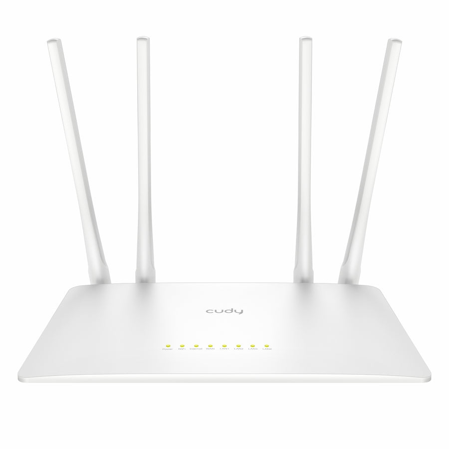 Cudy WR300S 300Mbps 5-Port Wi-Fi 4 Router – White