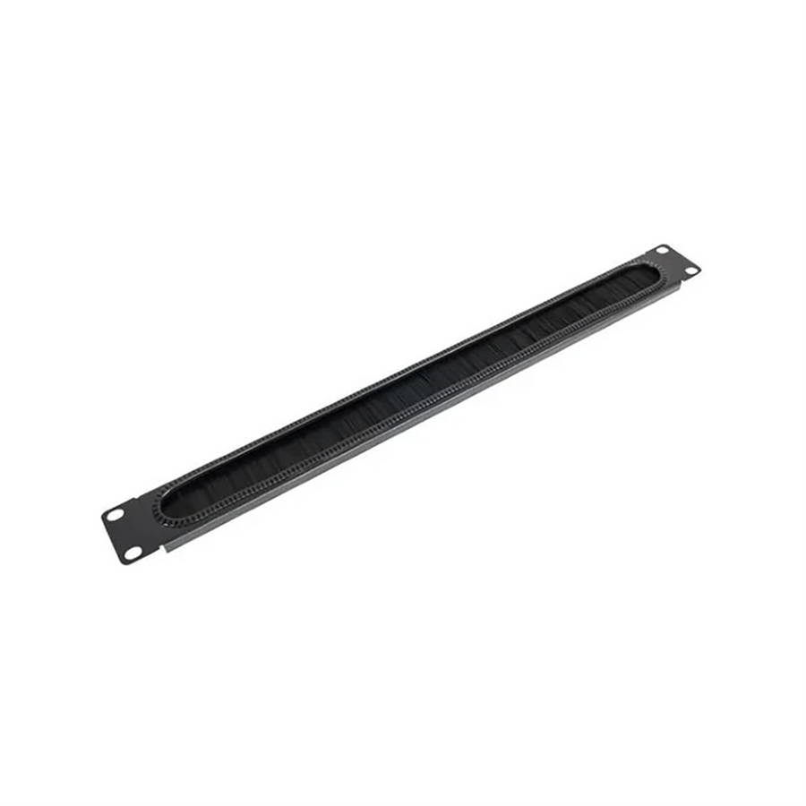 Zone 1U Extended Black Brush Panel